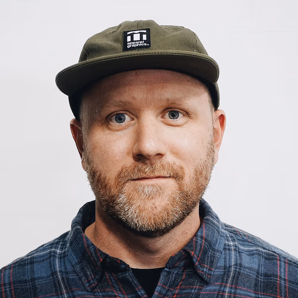 Headshot of Paul, President of Apparel Graphics