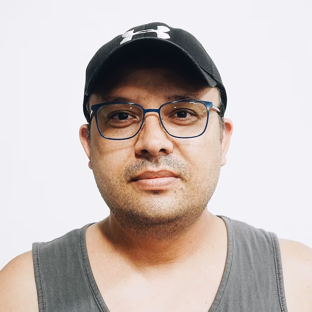 Headshot of German, An Apparel Graphics Press Operator