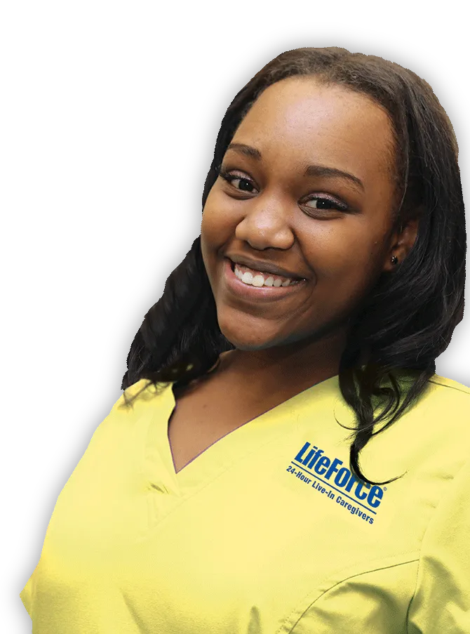 Life Force Live-in Caregiver smiling