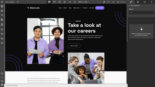 Static Content- Webstudio X Webflow Template