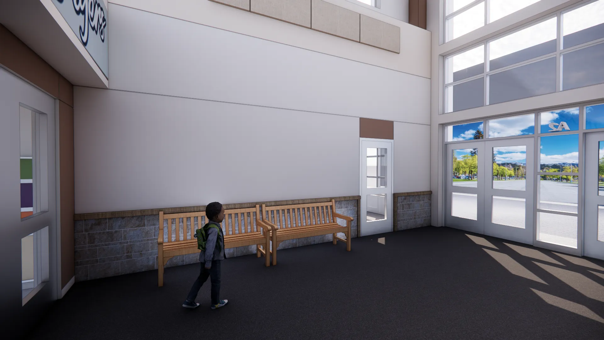 York Elementary Vestibule