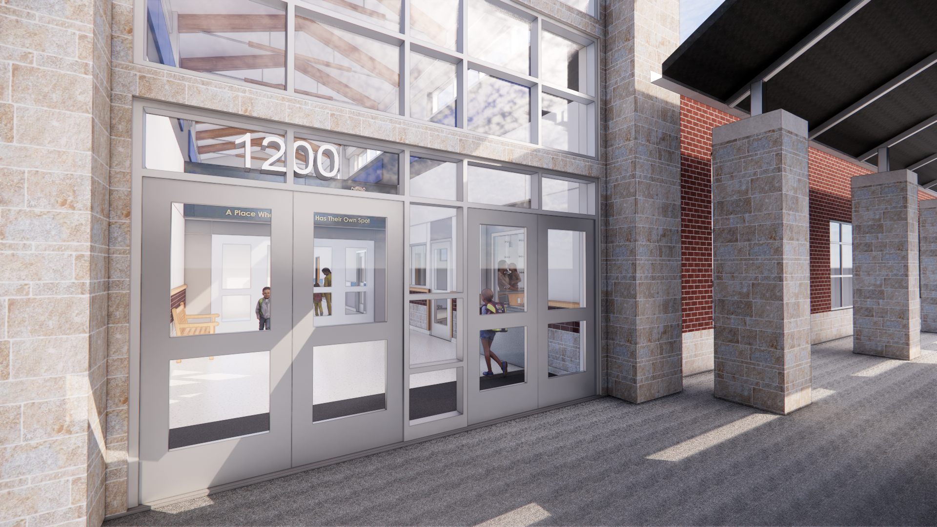 Hasse Elementary Front Entrance