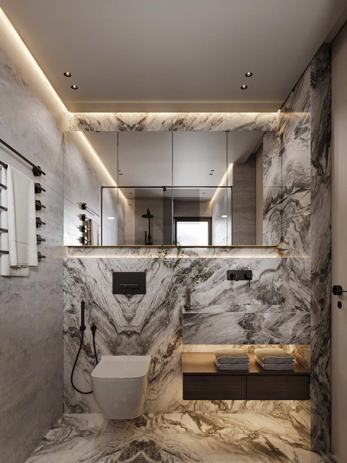 Duplex Apartment interior by COBALT, Limassol, Cyprus - master bathroom