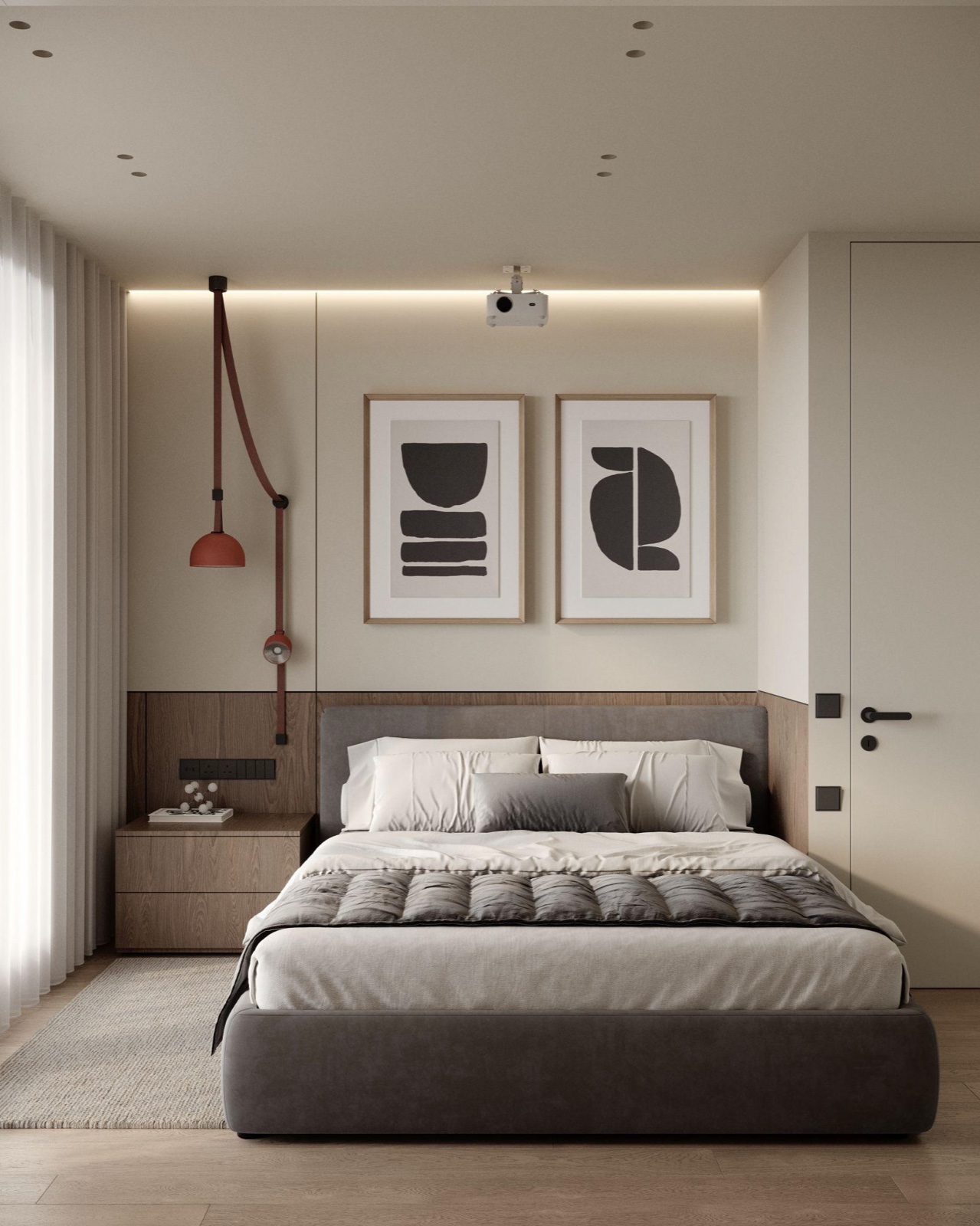 Murano interior by COBALT, Limassol, Cyprus - second bedroom