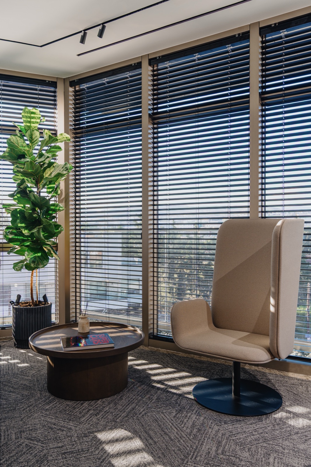 Cobalt Office interior by COBALT, Limassol, Cyprus - lounge corner by the window