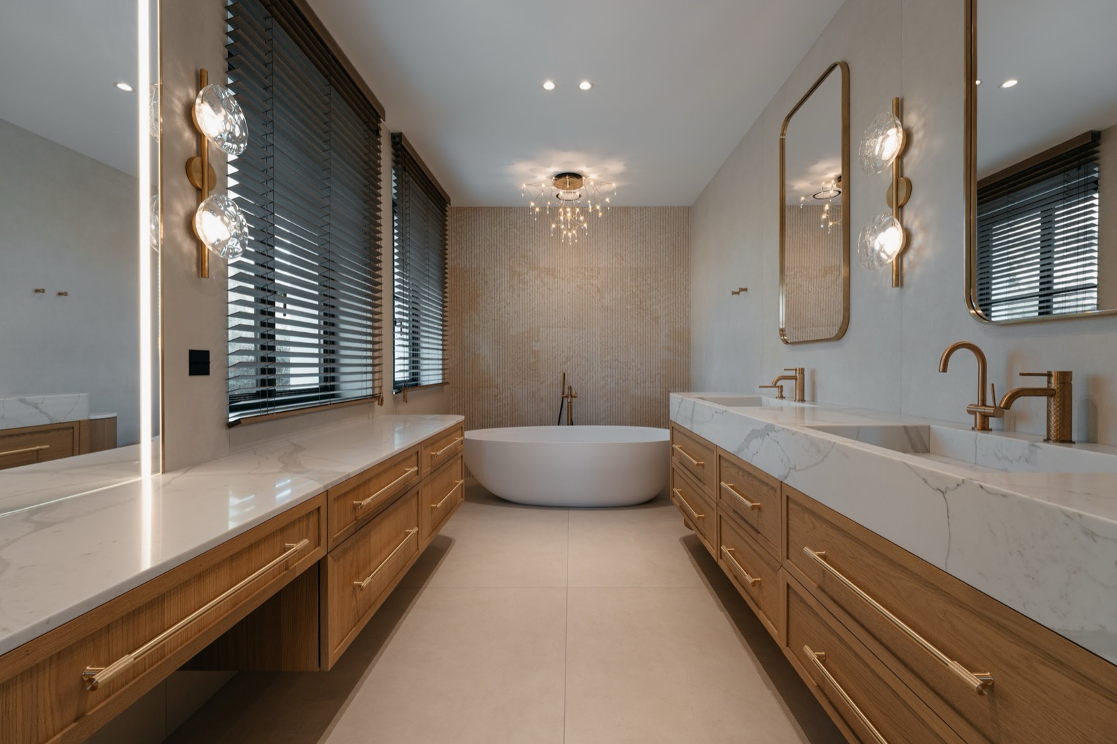 Aphrodite House by COBALT, Aphrodite Hills, Cyprus - master bathroom with freestanding bath