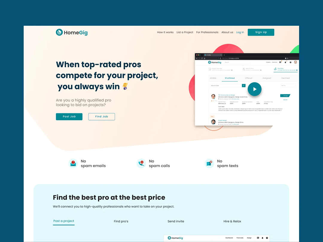 B2B Home Renovation Platform