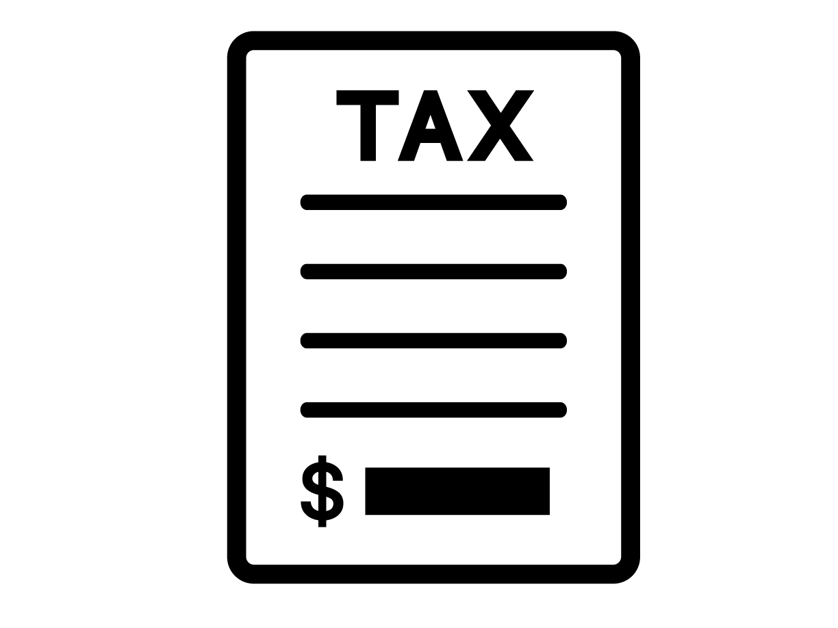 Tax Form Graphic to illustrate Taxation