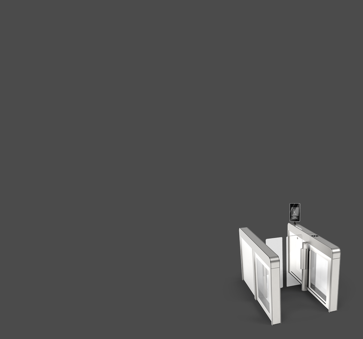 Turnstiles for your facility, ensuring fast and secure access.