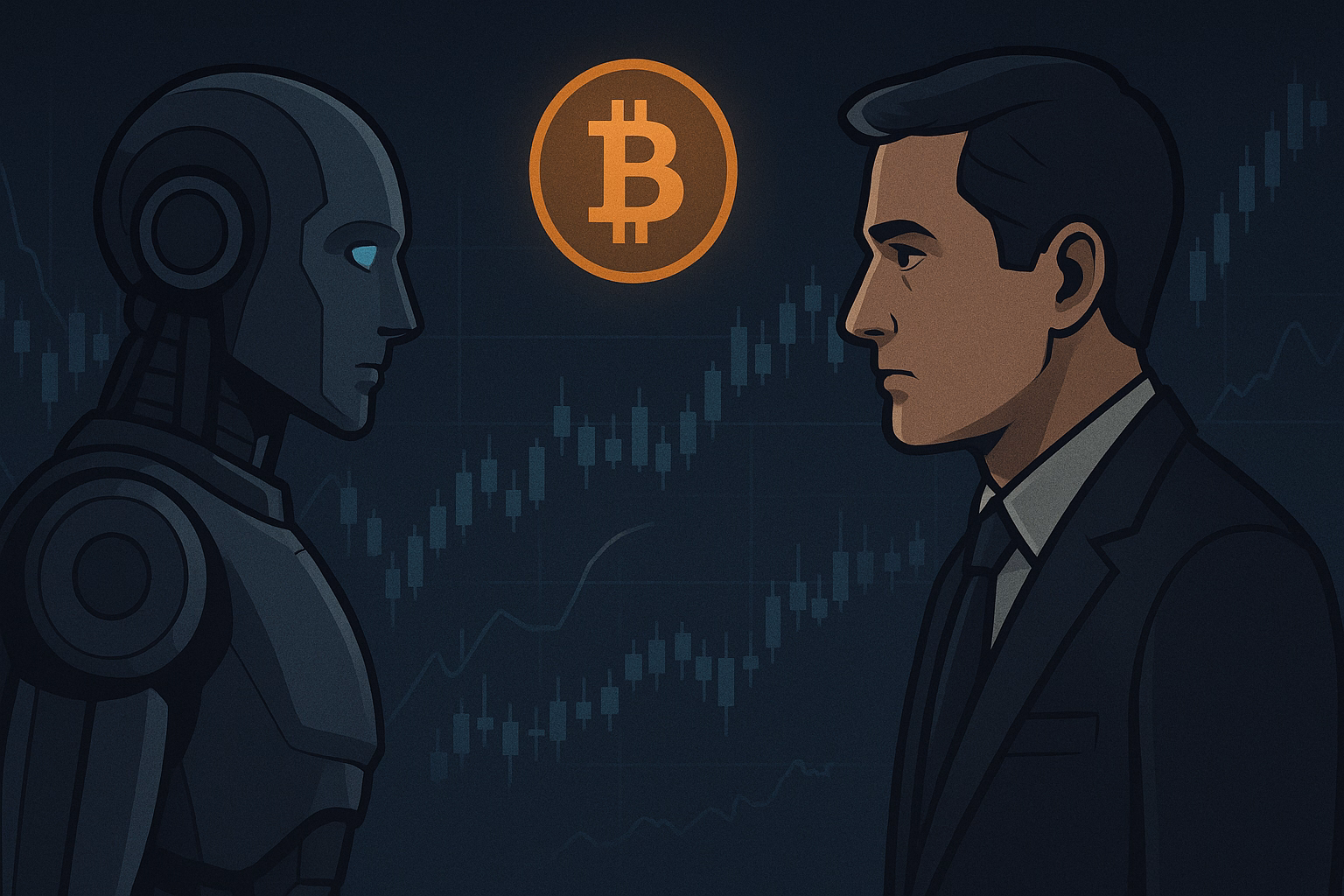 IA versus comerciantes humanos: quem prevê melhor os mercados de criptomoedas?