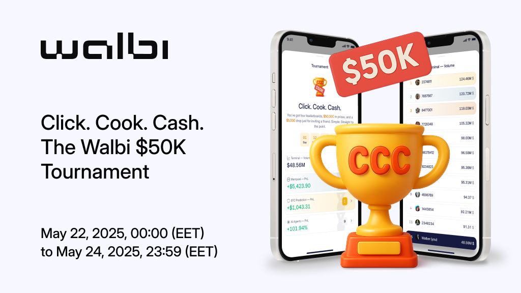 Walbi's $50,000 Trading Tournament: Your Opportunity to Shine