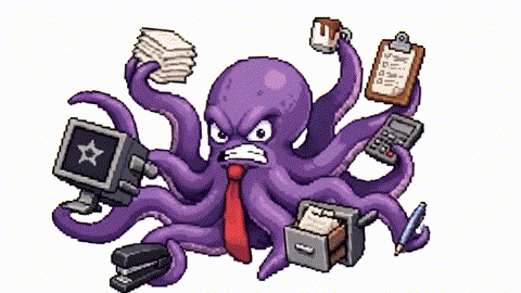 Swishh mascot octopus