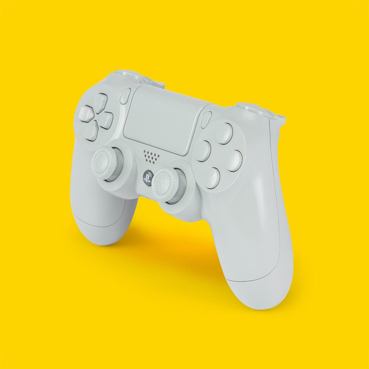 game control with yellow background