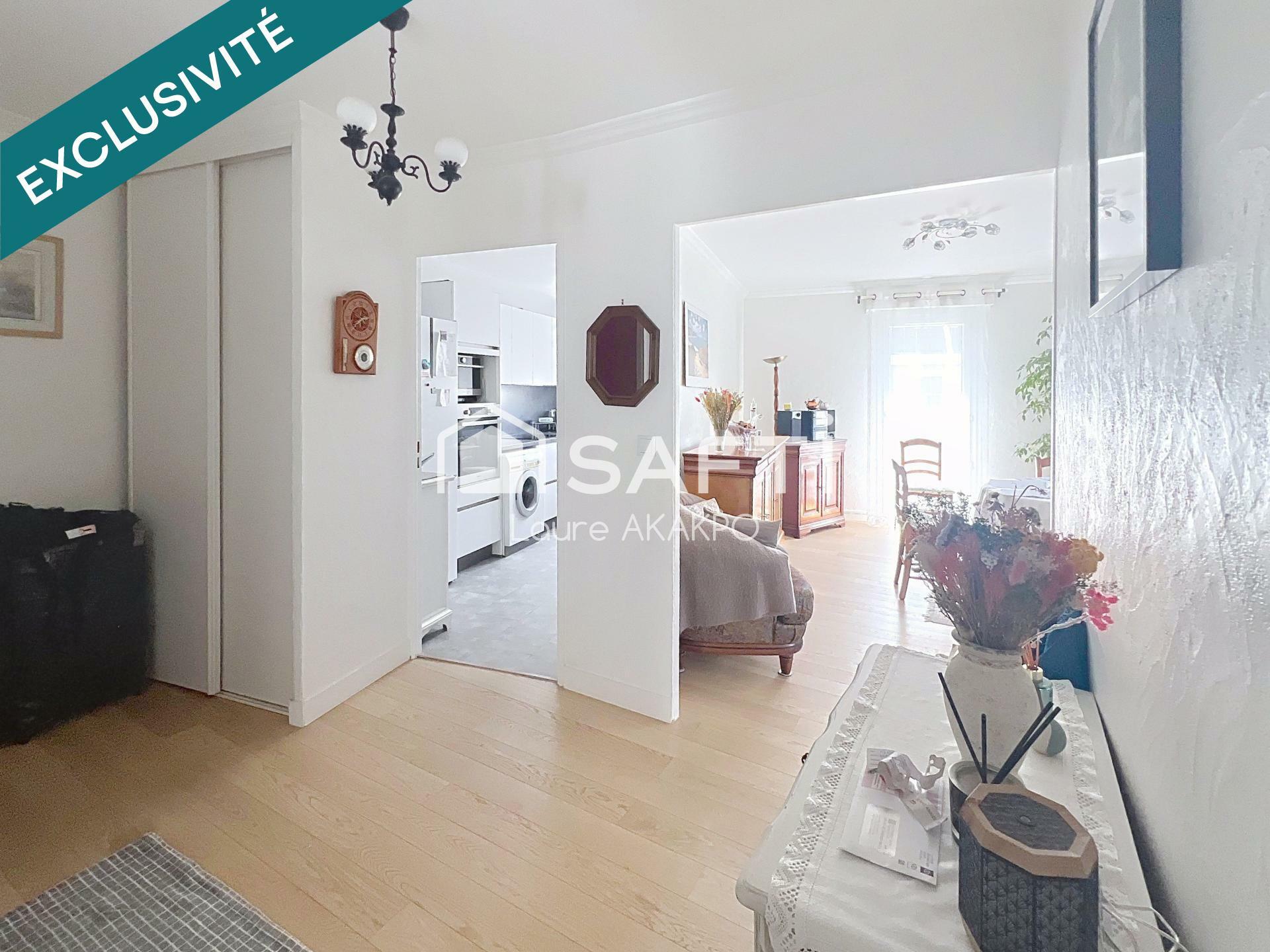 Très bel appartement 3/4 pièces de 73m2 avec balcon en plein centre-ville de Villiers-Sur-Marne