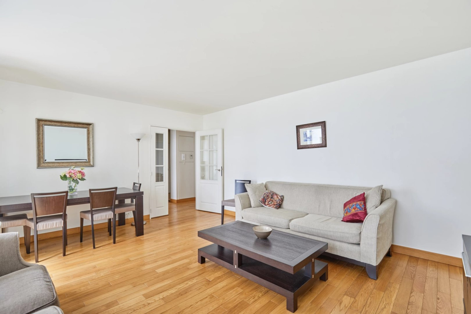 XVIème - Parc de Passy - 73,73m2 double séjour, deux chambres