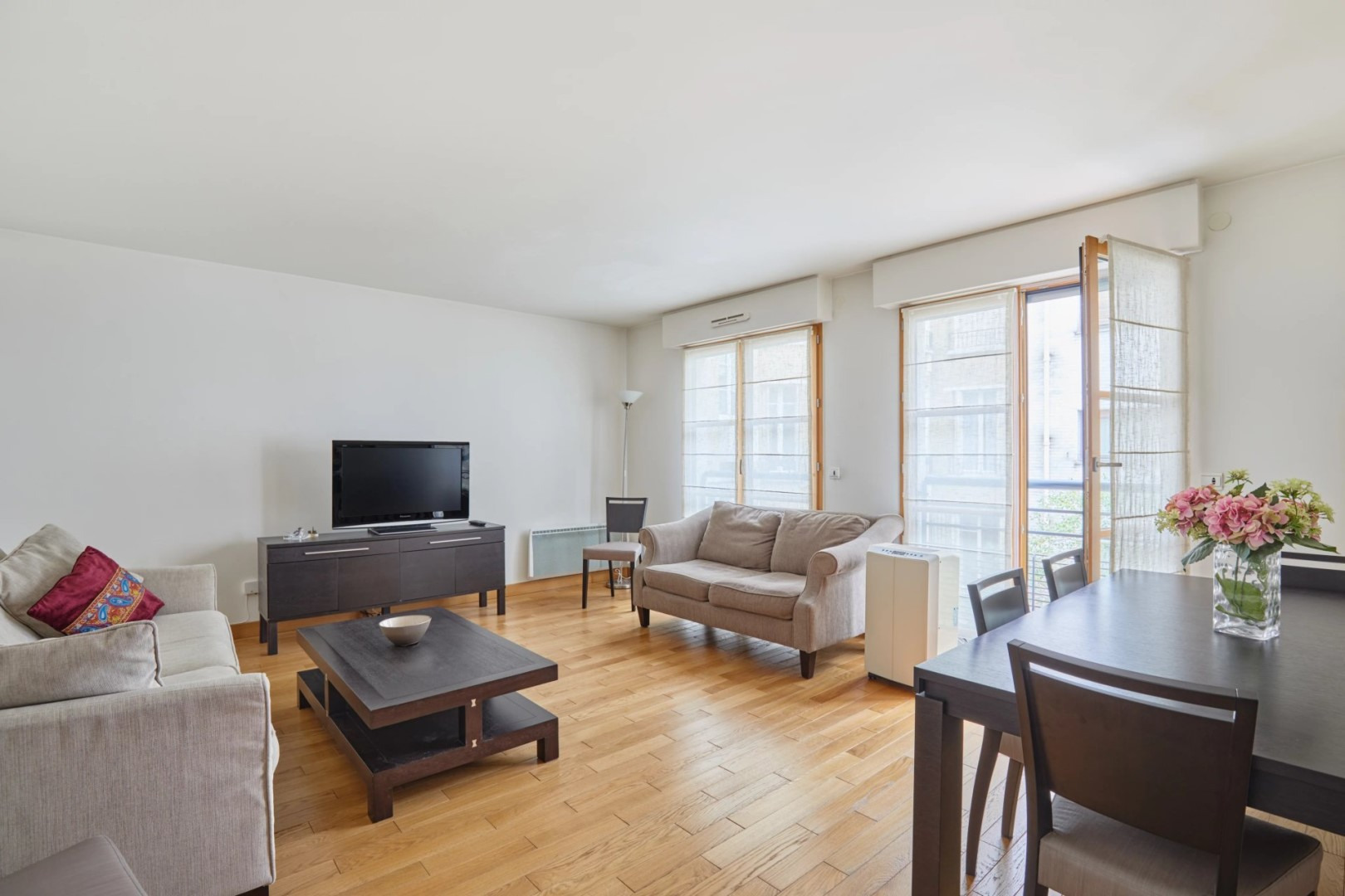 XVIème - Parc de Passy - 73,73m2 double séjour, deux chambres