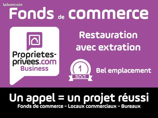 Fonds de commerce restaurant 90 m2