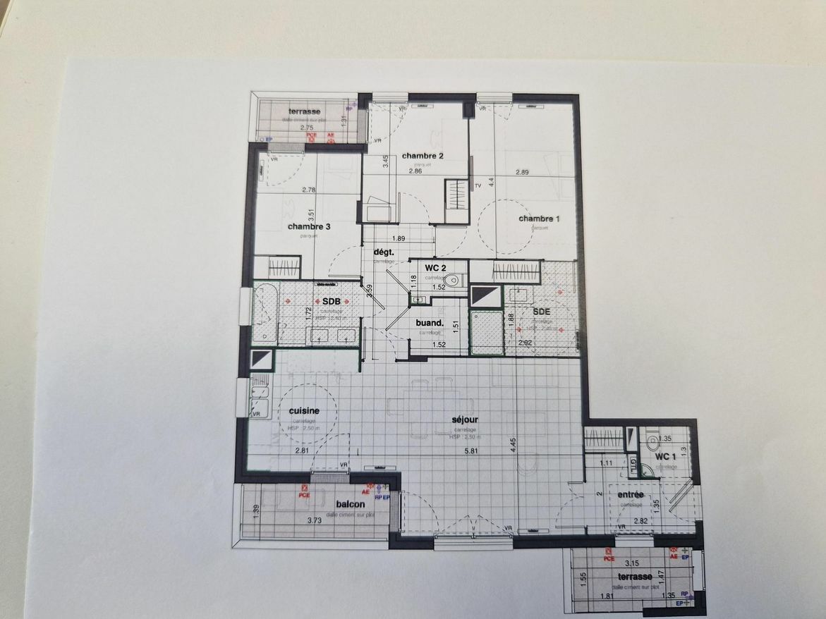 Location appartement de 92m2 à CRETEIL