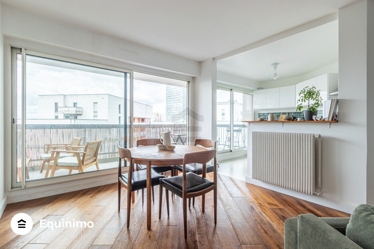 Appartement de 51m2 avec terrasse de 13,50m2, lumineux en tr