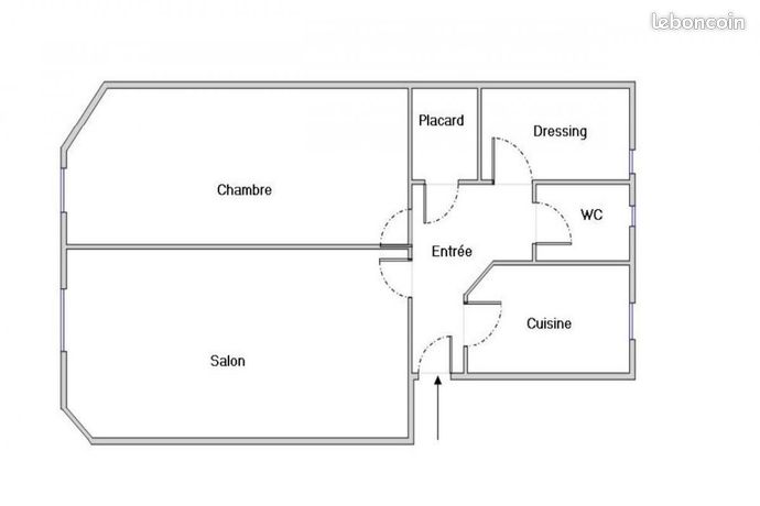 Appartement de 3 pièces à Paris (75020)