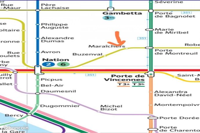 Appartement de 3 pièces à Paris (75020)
