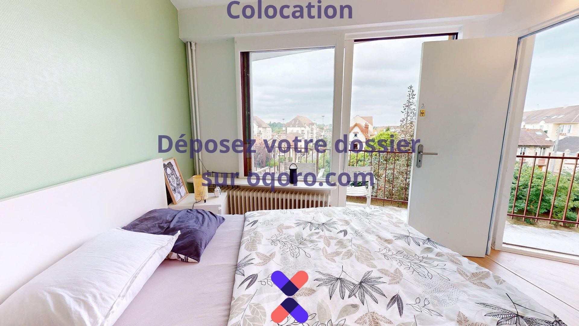 4-Bedroom Apartment 92sqm with Balcony in Quiet Melun Area