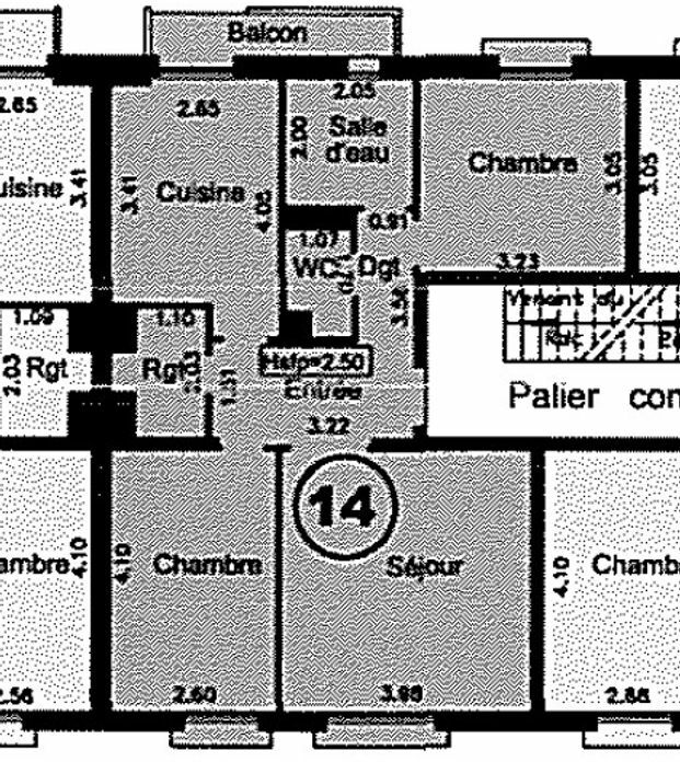 Vente appartement de 61m2 à SANNOIS