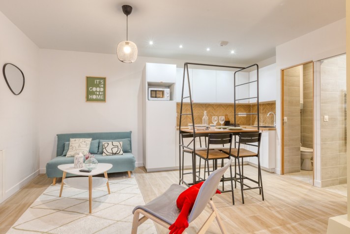 T2 38sqm with storage in MEAUX near amenities