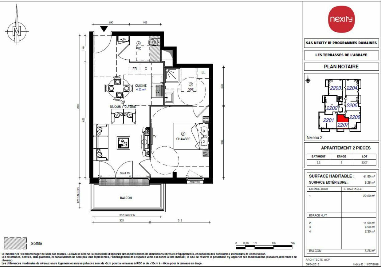 Location appartement de 41m2 à CHELLES
