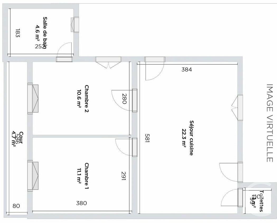 Vente maison de 48m2 à VILLEJUIF