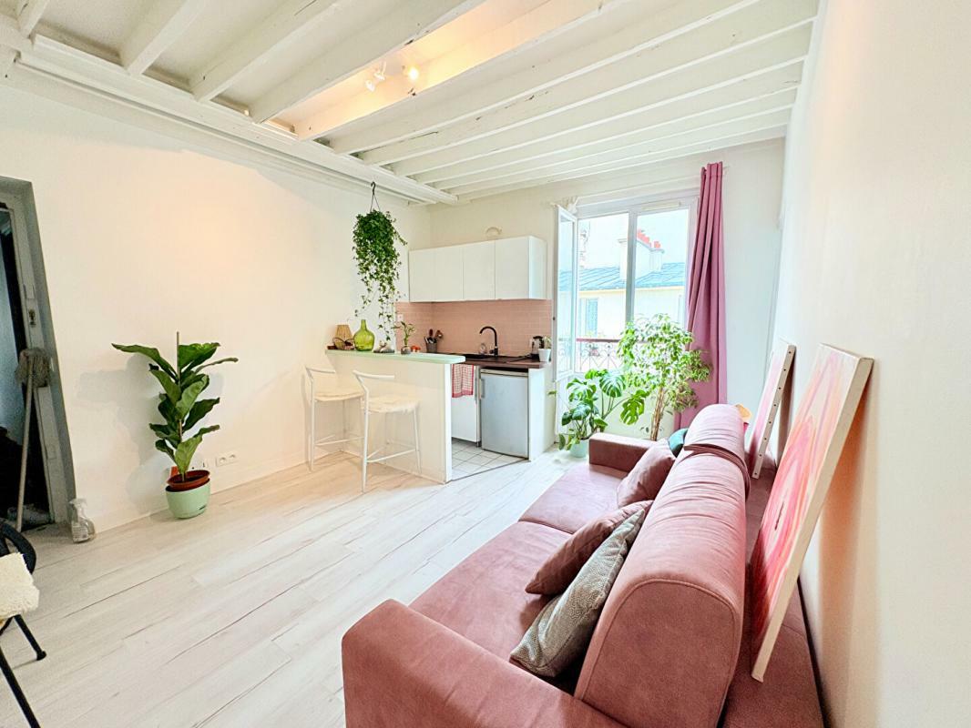 2-room apartment of 27.66 sqm in Paris 13th, Avenue des Gobelins