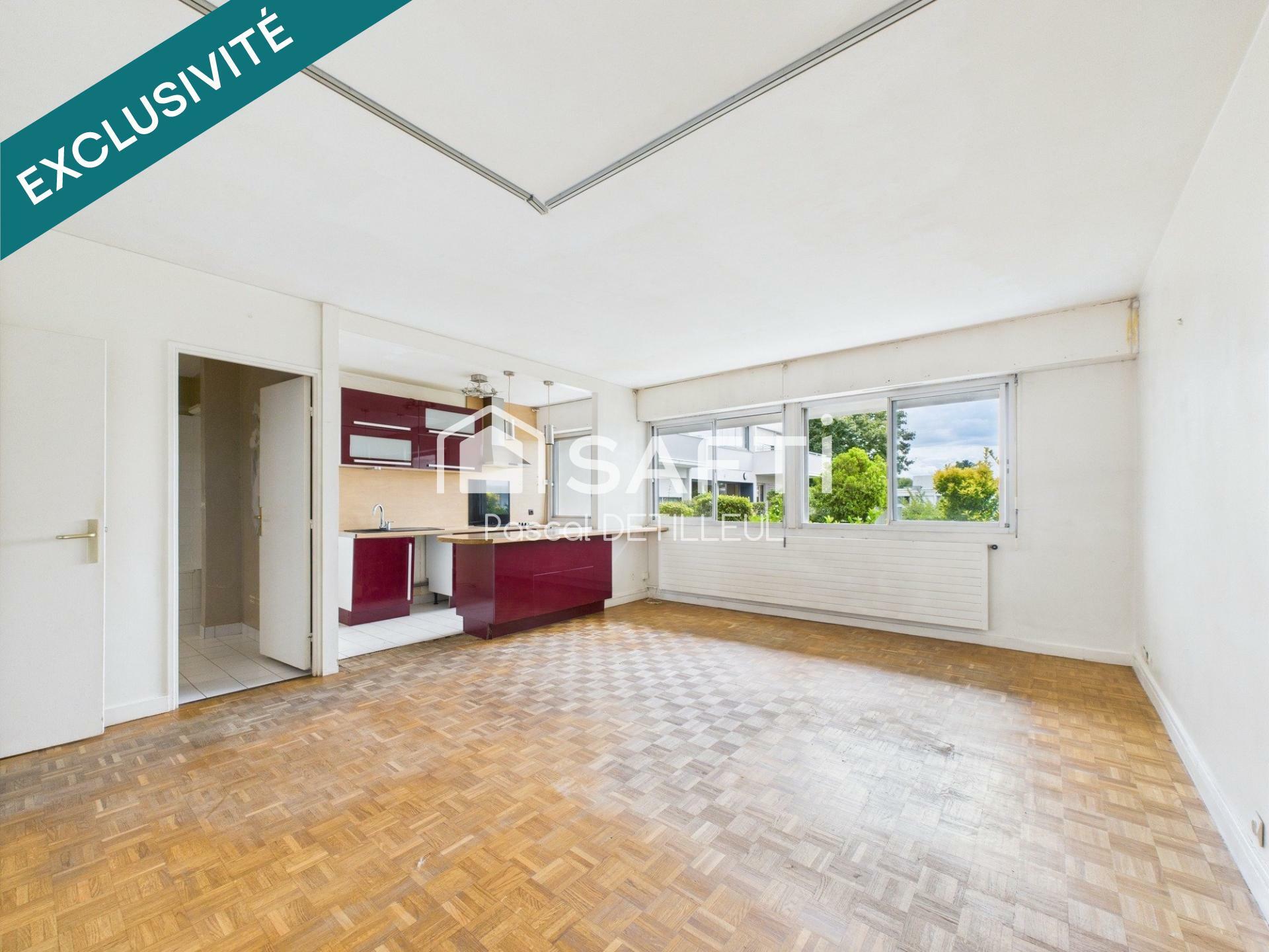 Studio 50m2 avec parking sécurisé Garches centre-ville 92380