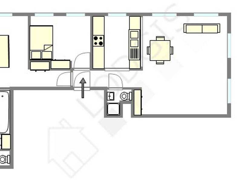 Apartment for rent, 60sqm, in PARIS 2.