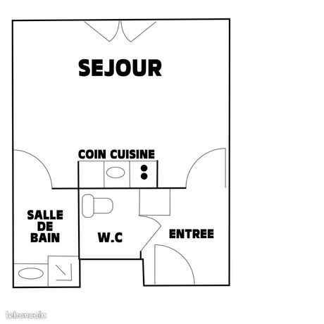 A louer studio 31m2