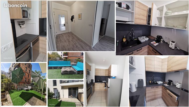 🏠 Appartement T2 Meublé 39m2 avec Jardin Privatif – Cergy