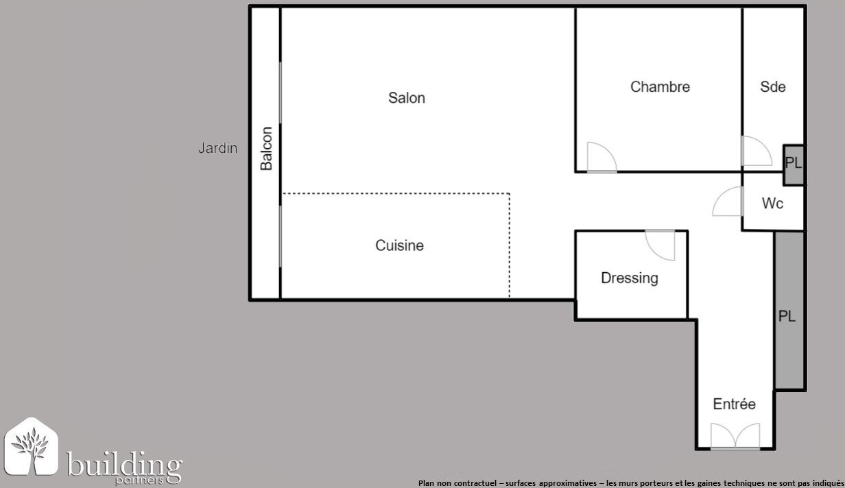 À vendre - Paris 17e Ternes / Maillot - Appartement meublé de 54 m2 avec balcon de 7 m2