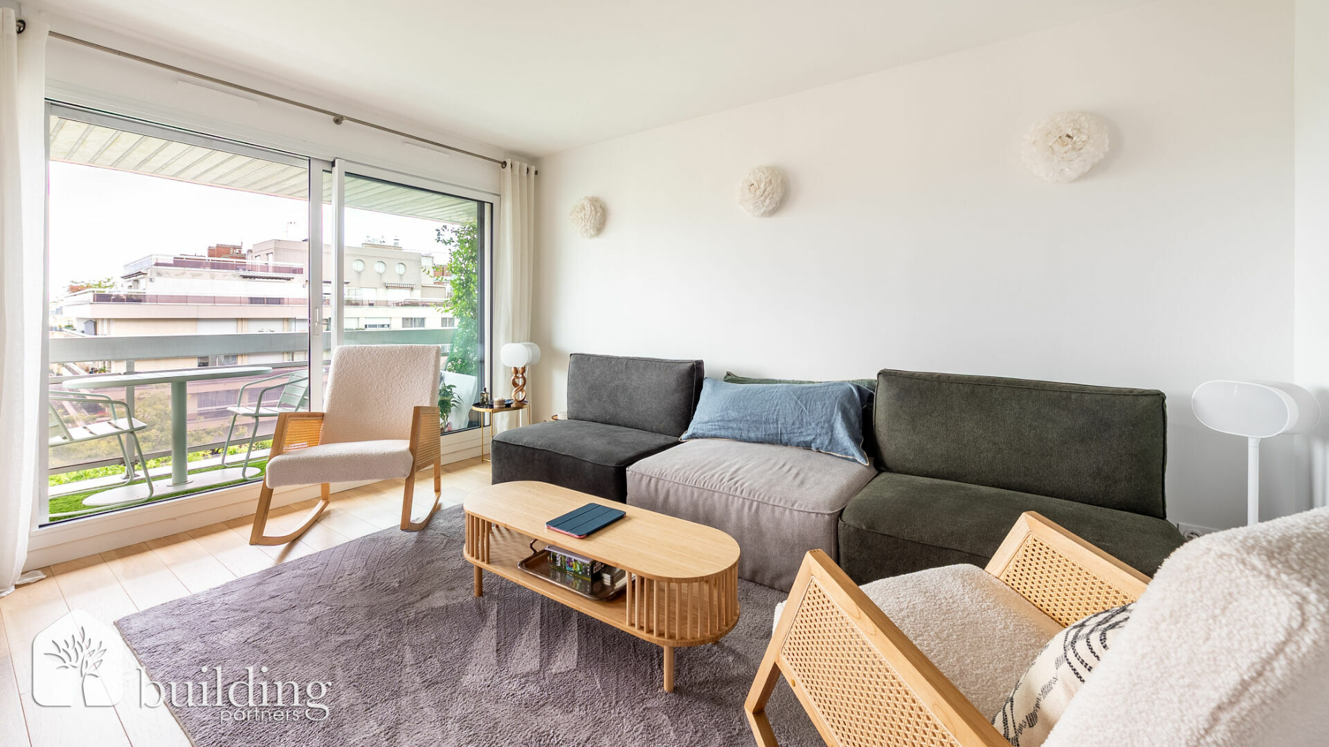 À vendre - Paris 17e Ternes / Maillot - Appartement meublé de 54 m2 avec balcon de 7 m2