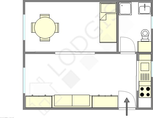 Location appartement de 35m2 à PARIS 6