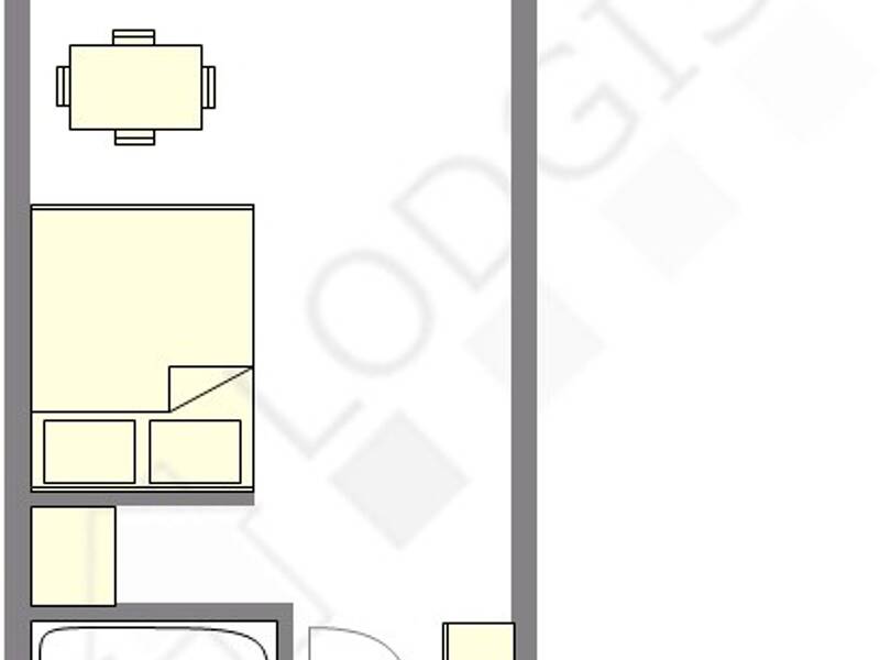 Location appartement de 26m2 à PARIS 11