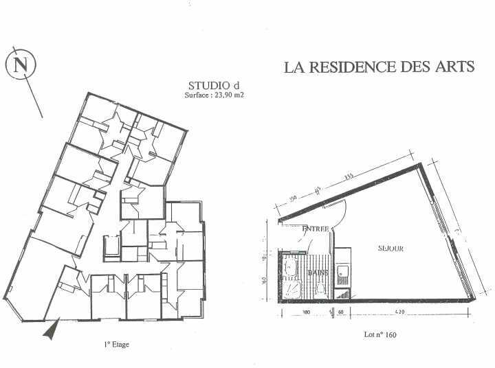MONTPELLIER - APPARTEMENT Meublé ST - 23.90m2
