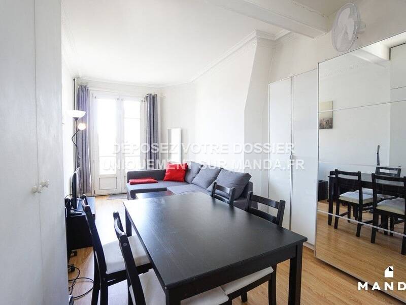 Location appartement de 19m2 à PARIS 17