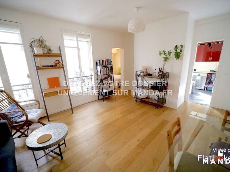 Location appartement de 37m2 à PARIS 18