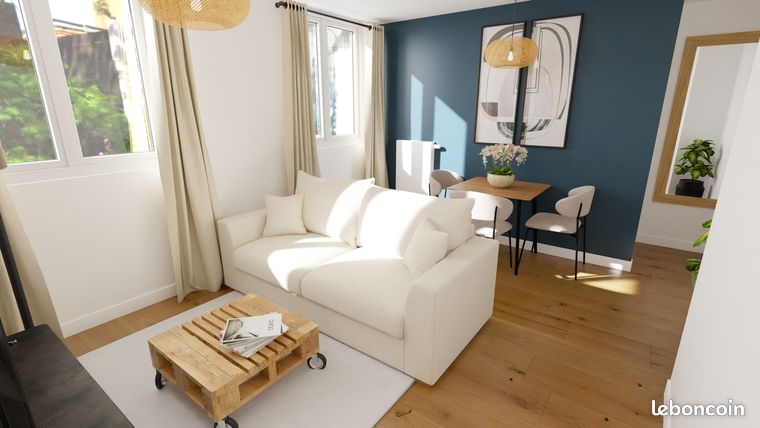 T2 apartment of 39 sqm to renovate