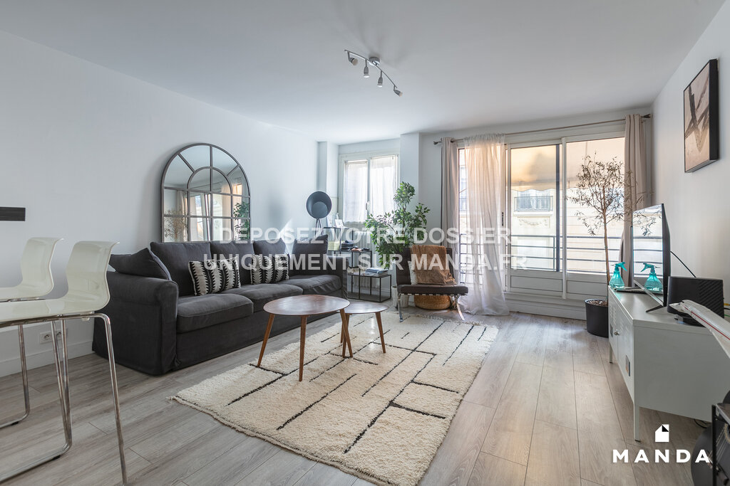 T2 arredato 51mq quartiere residenziale Parigi 16 in affitto
