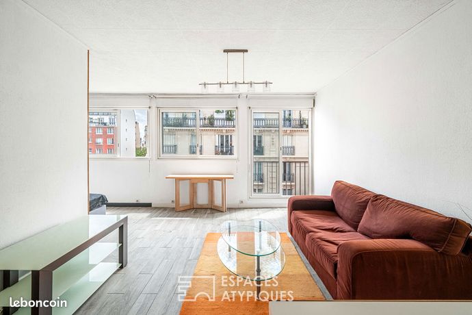 T2 39 m² lumineux ascenseur 13e arrondissement Paris
