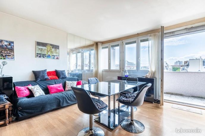Appartamento T2 35 mq luminoso con balcone Parigi 19 ideale investitore