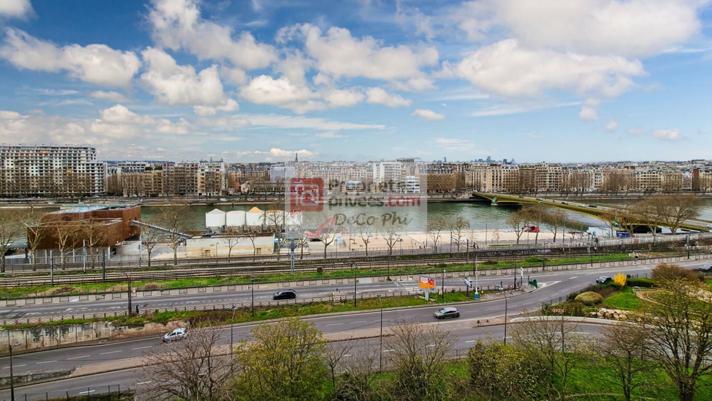 Vue totalement dégagée orientée ouest, sur la Seine - appartement 113 m2, Paris 15°