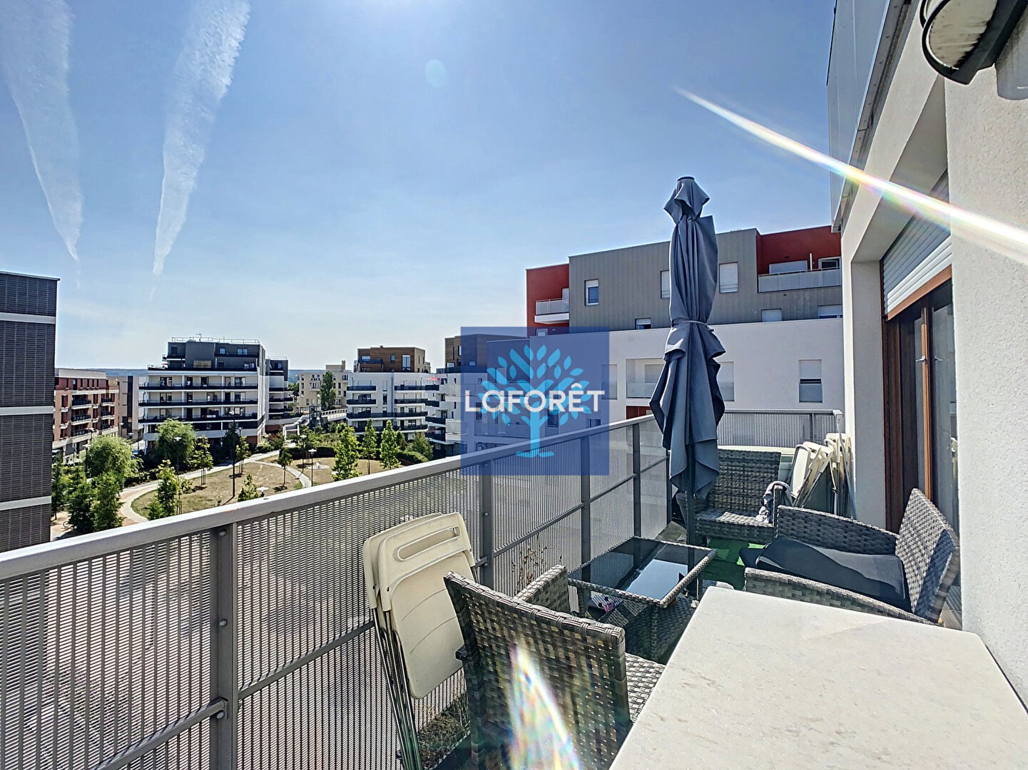 Appartement F3 53m² avec balcon CERGY Ponceau Récent