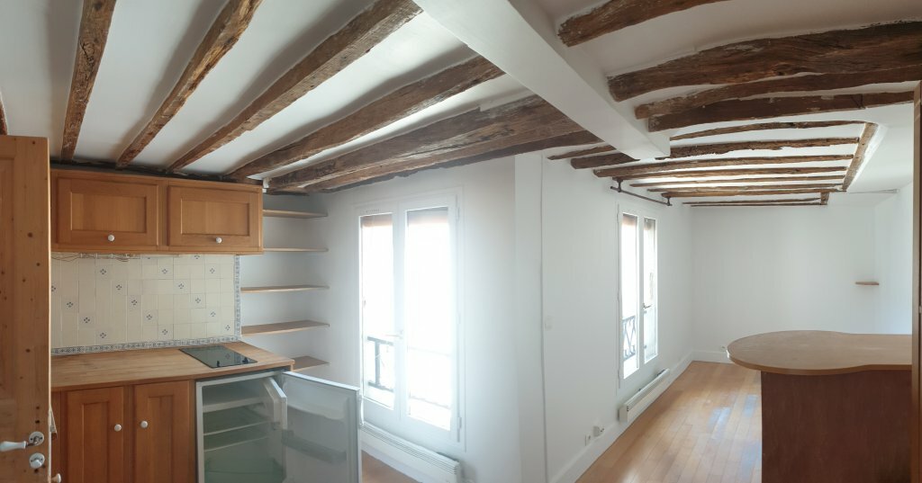 Studio 22m² étage 6 Paris 2ème quartier Sentier