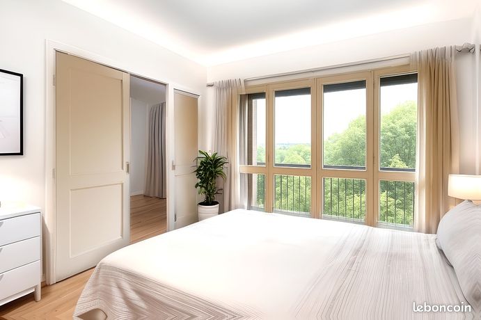 Suresnes / Saint-Cloud – 3 pièces lumineux de 70m2 rénové dernier étage – Vue Tour Eiffel – 70 m2 avec travaux personnalisables